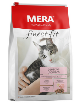 Сухой корм MERA finest fit Sensitive Stomach для кошек с чувствительным пищеварением, с мясом птицы и  ромашкой, 4 кг 00-00018062 фото