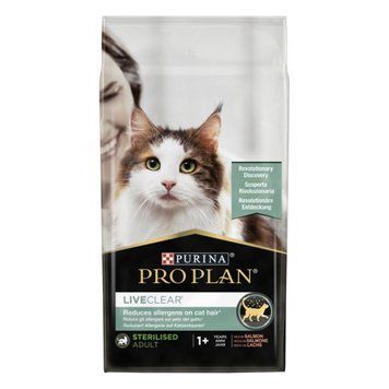 Сухий корм Pro Plan LiveClear Sterilised Adult 1+ для дорослих стерилізованих котів, з лососем, 1,4 кг 00-00000855 фото