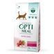 Сухий корм для дорослих котів Optimeal Adult Cat Extra Taste з телятиною, 1,5 кг 00-00017982 фото 1