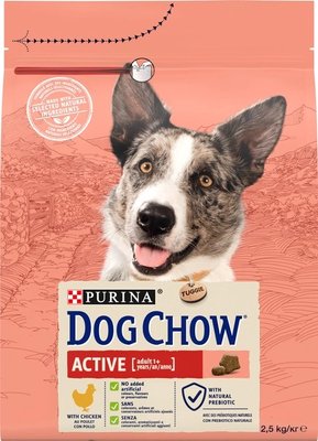 Корм сухий DOG CHOW Active для активних та робочих собак з куркою 2,5кг - 14 кг, 2,5 кг 12493230 фото