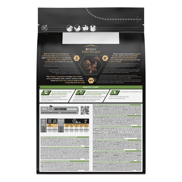 Сухой корм для щенков мелких и миниатюрных пород Purina Pro Plan Small & Mini Puppy Healthy Start с курицей, 3 кг 00-00018706 фото