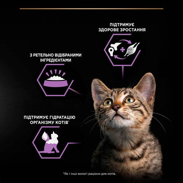 Влажный корм для котят Purina Pro Plan Junior с кусочками курицы в нежном соусе, 85 г 00-00000899 фото