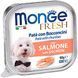 Влажный корм для собак Monge Fruit Fresh консерва паштет с лососем 100 г 00-00002672 фото 1