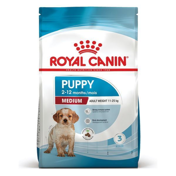 Royal Canin Medium Puppy сухий корм для щенят від 2 до 12 місяців середніх порід, 15 кг 00-00018453 фото