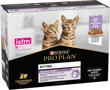 Purina Pro Plan Kitten Healthy Start вологий корм для кошенят, з індичкою, 10 шт по 85 г СП-00000178 фото