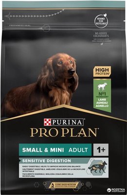 Корм сухий ProPlan Small&Mini Sens.digestion для собак малих порід з чутл.травл. з ягням 700г - 7 кг, 700 г 12377368 фото