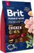 Сухий корм для дорослих собак великих порід (вагою від 25 до 45 кг) Brit Premium (Бріт Преміум) Adult L із куркою 00-00001448 фото 1