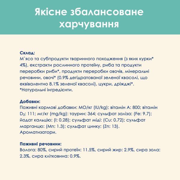 Вологий корм для дорослих котів Cat Chow (Кет Чау) Hairball Control зі шматочками курки та зеленою квасолею в желе, 85 г 00-00004997 фото