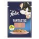 Вологий корм для дорослих котів Felix Fantastic зі шматочками лосося в ніжному желе, 85 г 00-00000143 фото 1