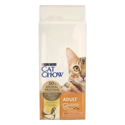 Корм сухий CAT CHOW для котів з куркою та індичкою 15 кг 12251716 фото