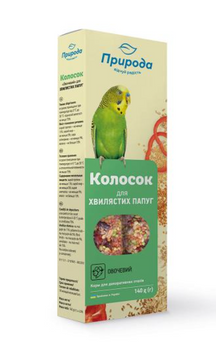 Лакомство колосок для овощного попугая 140г Природа 00-00001014 фото