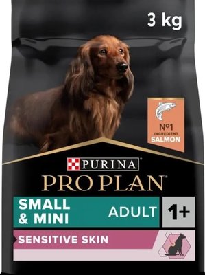 Корм сухий ProPlan Small&Mini для собак малих порід з чутловою шкірою з лососем 700г - 3 кг, 700 г 12272469 фото