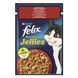 Felix Sensations Jellies вологий корм для котів, з яловичиною та томатами в желе, 85 г 00-00000145 фото 1