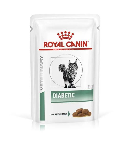 Корм влажный Royal Canin DIABETIC CAT для кошек при сахарном диабете в соусе 85 г 40850011 фото