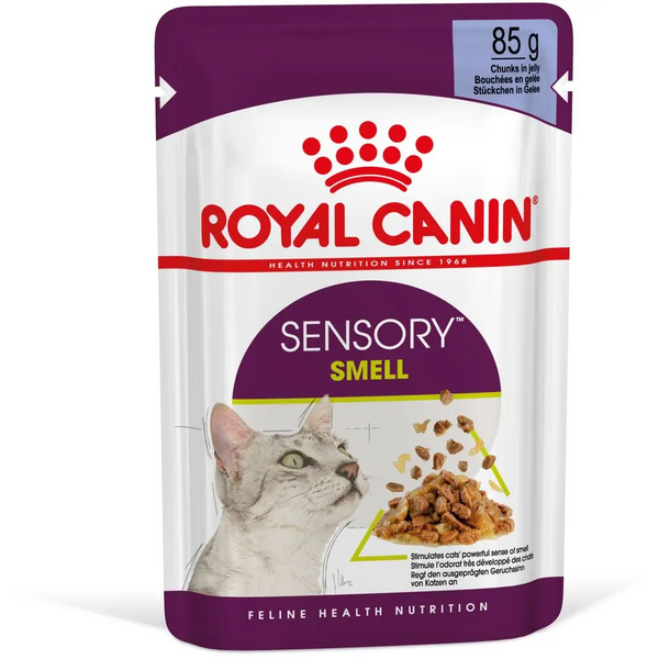 Корм вологий Royal Canin SENSORY SMELL GRAVY для котів привередлевих до аромату їжі 85 г 00-00001431 фото