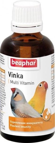 Вітаміно-мінеральний комплекс для птахів Vinka Beaphar 50 мл 15644 фото