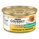 Вологий корм для дорослих котів Gourmet Gold Ніжні биточки (Le Petit Souffl&eacute;) з куркою та морквою, 85 г 00-00000126 фото 1