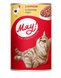 Влажный корм Мяу для кошек, с курицей в нежном соусе, железная банка, 415 г 00-00003267 фото 1