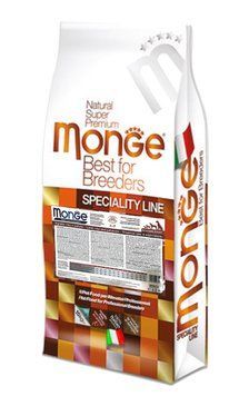 Monge Monoprotein All breeds Adult сухий корм для собак всіх порід з харчовими нестерпностями, Ягня з рисом, 15 кг 00-00018484 фото