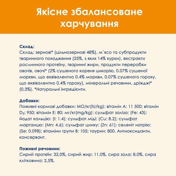 Сухий корм для дорослих котів Purina Cat Chow Adult з куркою, 15 кг 00-00000157 фото
