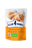 Сухий корм для дорослих котів Club 4 Paws Premium з куркою, 300 г 00-00003209 фото