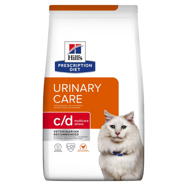 Сухий корм Hill's Prescription Diet c/d Multicare Stress (для підтримки здоров'я сечовивідних шляхів та емоційної рівноваги у котів), 1,5 кг 00-00019060 фото