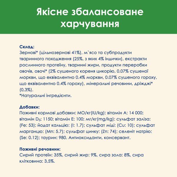Cat Chow Sterilised сухий корм для стерилізованих котів, з індичкою, 1,5 кг 00-00018152 фото