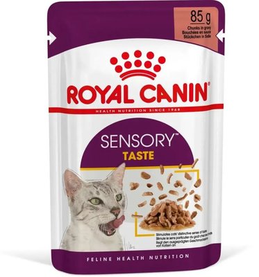 Корм вологий Royal Canin SENSORY TASTE GRAVY для котів привередливих до смаку їжі 85 г 1518001 фото