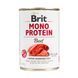 Brit Mono Protein вологий корм для собак, з яловичиною, 400 г 00-00004531 фото 1