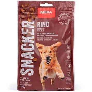 Снеки для собак мягкие MERA Snacker Rind с говядиной, 200 г 00-00004104 фото