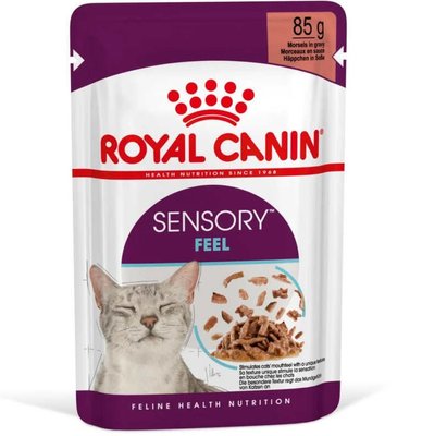 Корм вологий Royal Canin SENSORY FEEL GRAVY для привередливих котів 85 г 15190010 фото