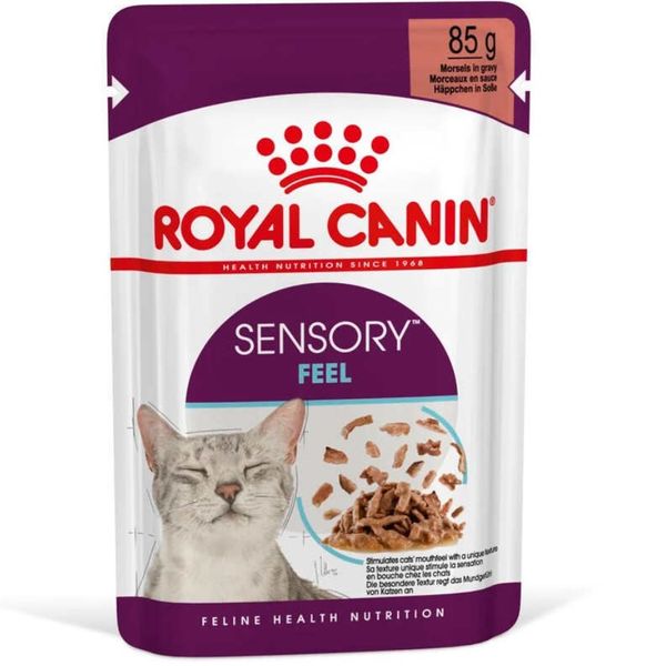 Корм влажный Royal Canin SENSORY FEEL GRAVY для привередливых кошек 85 г 15190010 фото