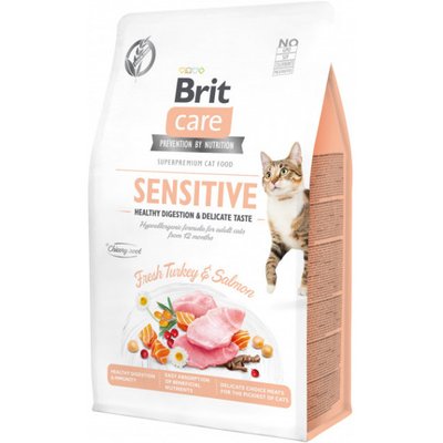 Сухой корм для кошек Brit Care для прихотливых и кошек с чувствительным пищеварением 7 кг 171281/0693 фото