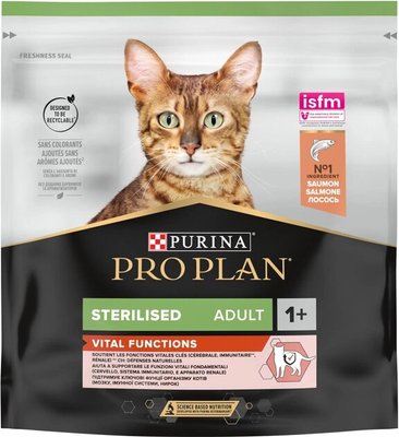 Корм сухий ProPlan Sterilised Senses для стерильних котів з лососем 400г -10 кг., 10 кг 12539083 фото
