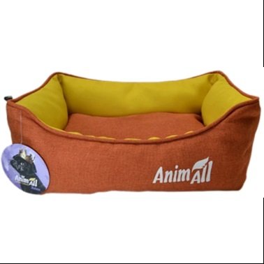 Лежак для собак і котів Anna S Orange8510 (45x35x16) 151 072 фото