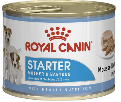 Корм вологий Royal Canin STARTER MOUSSE Cans для цуценят до 2 місяців 195 г 4077002 фото