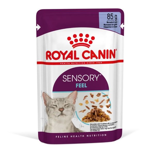 Корм вологий Royal Canin SENSORY FEEL JELLY для привередливих котів в желе 85 г 15290010 фото