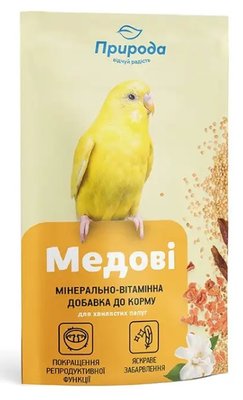 Вітаміни для папуг Мед 20г Природа PR240124 фото