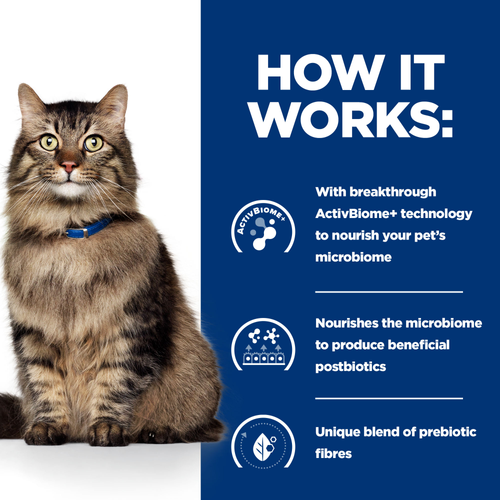 Сухий корм Hill's Prescription Diet Gastrointestinal Biome Digestive Care, для підтримки здоров'я ШКТ котів, 3 кг 00-00008010 фото