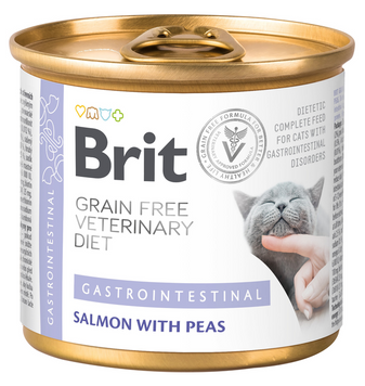 Корм влажный для кошек Brit VetDiets при чувствительности ЖКТ 200 г 00-00007512 фото