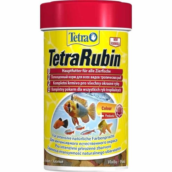 Корм Tetra пластівці для акваріумних рибок Тетра Рубін для забарвлення 12г 44662 фото