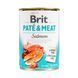 Brit Pate & Meat вологий корм для собак, з лососем, 400 г 00-00004543 фото 1
