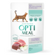 Влажный корм для взрослых кошек Optimeal Hairball Control с уткой и печенью в желе, 85 г 00-00003304 фото 1