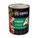 Влажный корм для взрослых собак SAVORY (четыре вида мяса), 200 г 00-00018299 фото 1