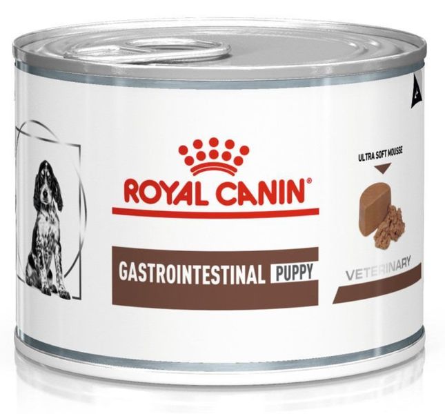 Корм влажный лечебный Royal Canin GASTROINTESTINAL PUPPY для щенков с нарушением пищеварения 195 г 12290020 фото