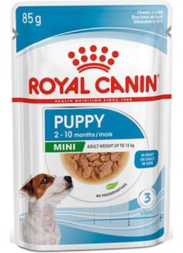 Корм вологий Royal Canin WET MINI PUPPY для цуценятк малих порід 85 г 00-00001351 фото