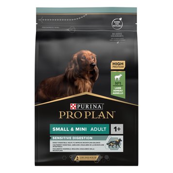 Корм сухий для собак Pro Plan Small&Mini Adult Sensitive Digestion з ягням, 700 г 00-00018659 фото