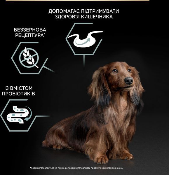 Сухий корм Purina Pro Plan Small & Mini Adult Sensitive Digestion, для собак малих та мініатюрних порід, з індичкою, 7 кг СП-00000848 фото