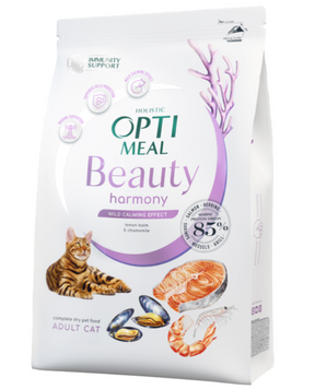 Корм сухий Optimeal Beauty Harmony Adult для котів беззерновий на основі морепродуктів, 1,5 кг 00-00017791 фото