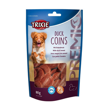 Ласощі для собак TRIXIE Преміо Duck Coins з качкою 80 г 00-00001375 фото